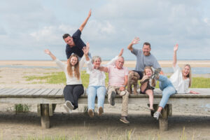 Familieshoot op het strand bij NIeuwvliet (Zeeuws Vlaanderen)